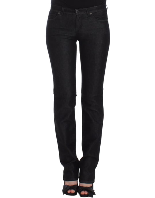 Ermanno Scervino Zwarte Slim Jeans Denim Broek Skinny Pijp Stretch - Image 1