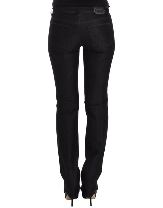 Ermanno Scervino Zwarte Slim Jeans Denim Broek Skinny Pijp Stretch - Image 3