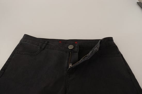 PINKO Zwarte Katoen Stretch Skinny Midden Taille Dames Denim Jeans - Image 4