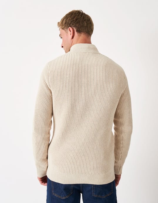 Quarter Zip Fisherman Jumper - Image 3