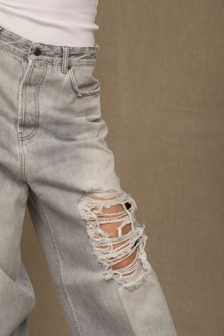Don The Fuller Grijze Katoenen Jeans & Broek - Image 3