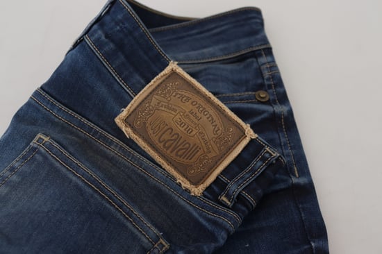 Just Cavalli Blauwe Katoenen Casual Denim Jeans voor Dames - Image 5