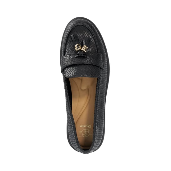 Dune Ladies Glissade - Flatform Tassel Trim Loafers - Image 3