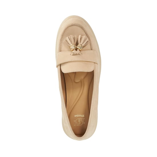 Dune Ladies Glissade - Flatform Tassel Trim Loafers - Image 4