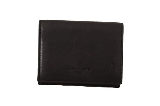 Dolce & Gabbana Black Leather Trifold Purse Belt Multi Kit dames portemonnee - Image 1