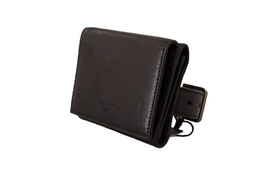 Dolce & Gabbana Black Leather Trifold Purse Belt Multi Kit dames portemonnee - Image 2