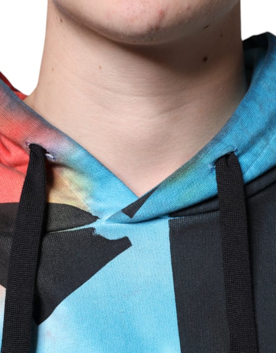 Dolce & Gabbana Multicolor Tie-Dye Hoodie Sweater - Image 5