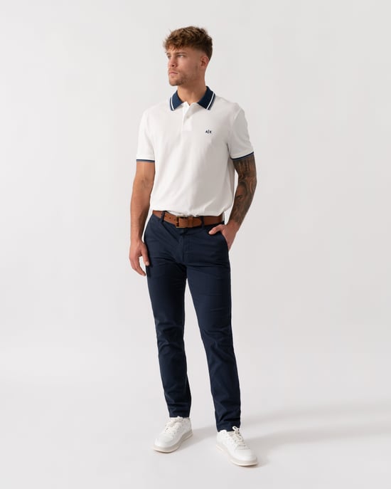 Polo Shirt in White - Image 1