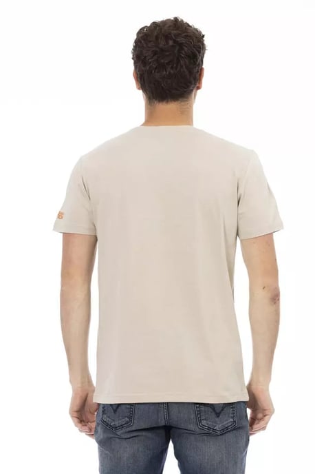 Trussardi Action Beige Katoenen Heren T-shirt - Image 3