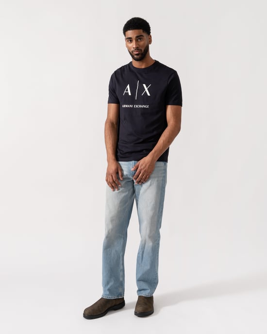 UB101 Slim-Fit T-Shirt in Navy - Image 4