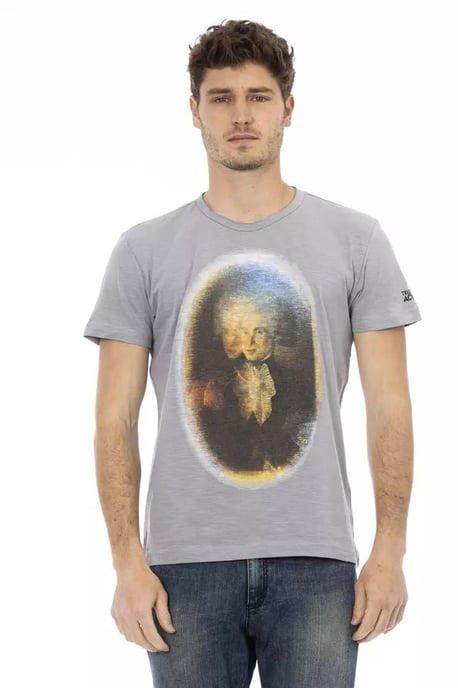 Trussardi Action Grijze Katoenen Heren T-Shirt - Image 1