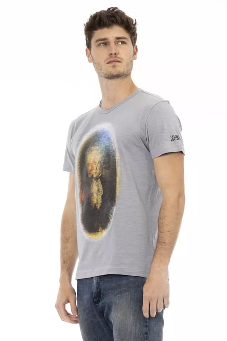 Trussardi Action Grijze Katoenen Heren T-Shirt - Image 2