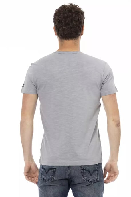 Trussardi Action Grijze Katoenen Heren T-Shirt - Image 3