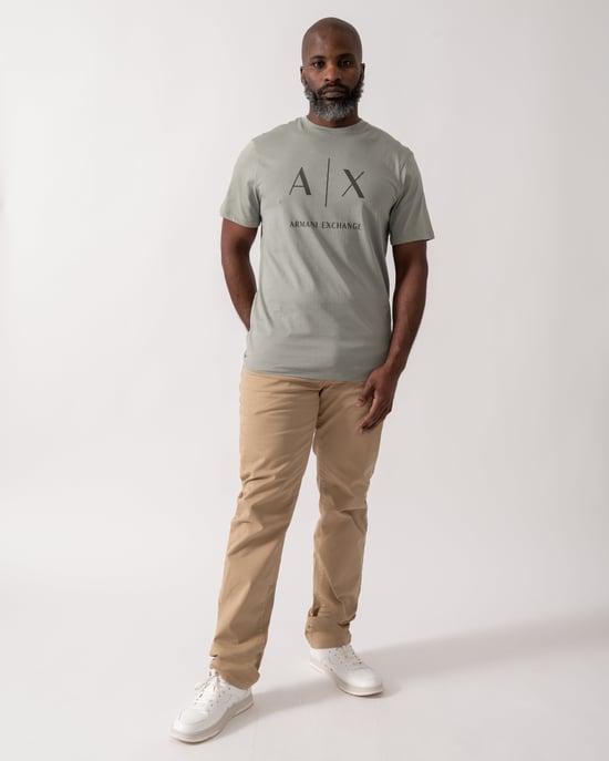 XM002683-AF10356 Slim-Fit T-Shirt in Sage Green - Image 3