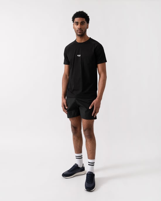 Slim Fit T-Shirt in Black - Image 4