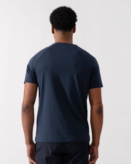 Beach T-Shirt Slim Fit T-Shirt in Dark Blue - Image 2