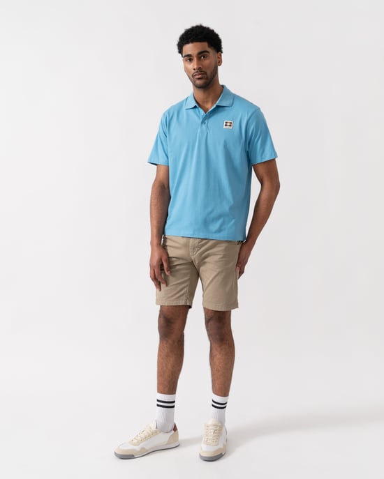 Polo Shirt in Light Blue - Image 3