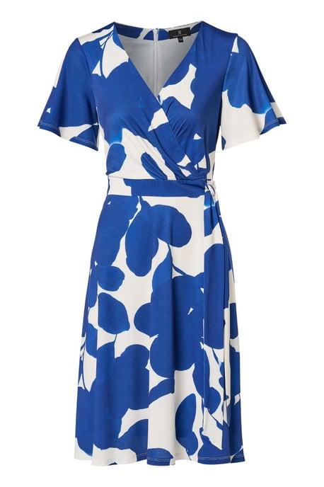 Regina Print Jurk Navy / Off White - Image 2