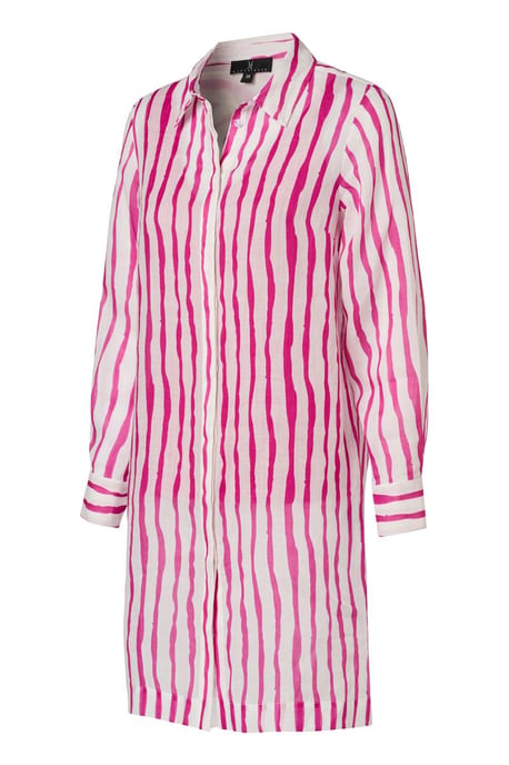 Georgie Streep Tuniek Offwhite / Roze - Image 4