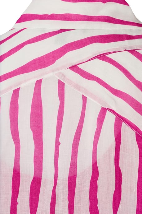 Georgie Streep Tuniek Offwhite / Roze - Image 6