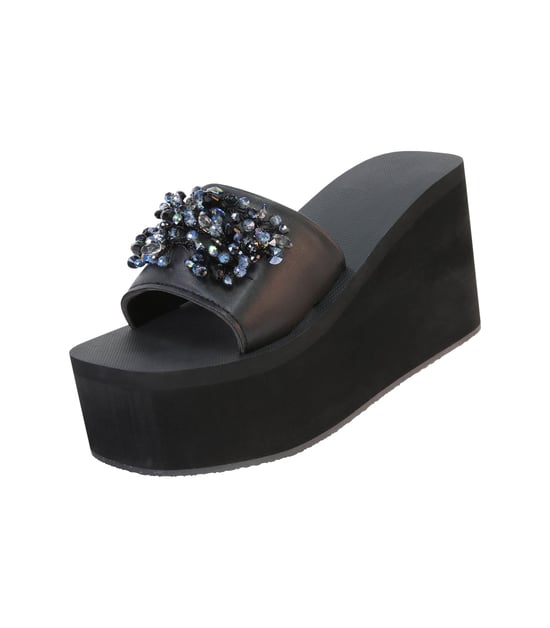 Zwarte Amazon sandalen/slippers zwart - Image 3