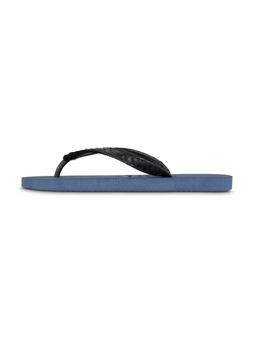 Python zwarte teenslippers marineblauw - Image 2