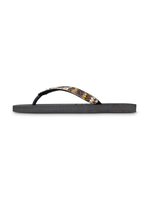 Python Taupe Flip Flop Zwart - Image 2