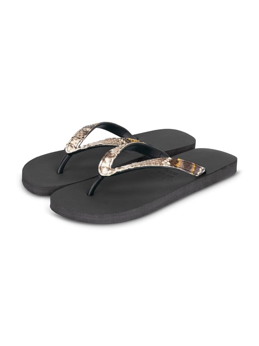 Python Taupe Flip Flop Zwart - Image 3