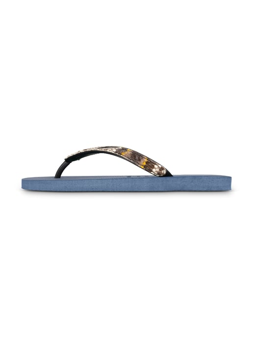 Python Taupe Flip Flop Marineblauw - Image 2