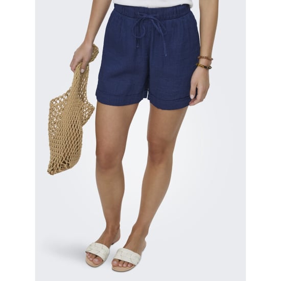 Only Onlleoni seersucker pull up shorts - Image 6