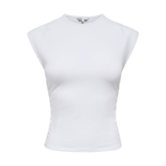 Only onlmira capsl ruching top jrs noos 15367938 white - Image 1