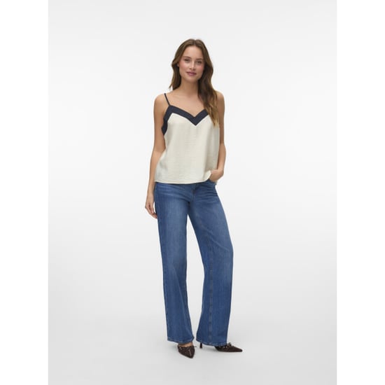 Vero Moda vmdenise singlet top wvn btq ga 10329790 birch - Image 2