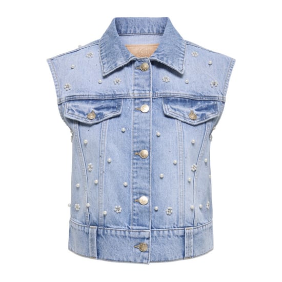 Only onlonur pearl deco dnm vest red dot 15366346 light blue denim - Image 1