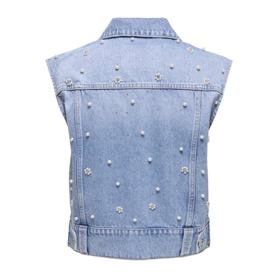 Only onlonur pearl deco dnm vest red dot 15366346 light blue denim - Image 2