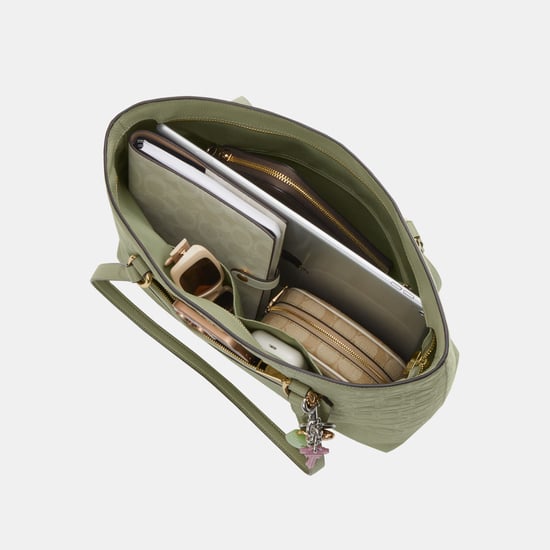 Station Tote Bag In Signature Leather - Image 3