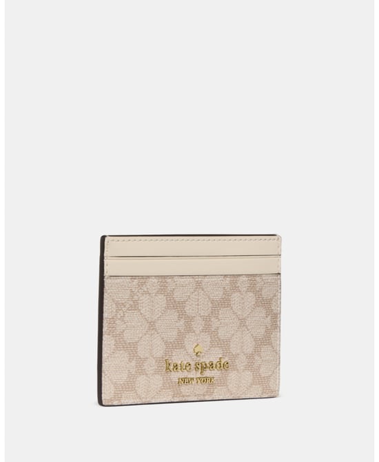 Spade Flower Small Slim Card Holder - Image 2