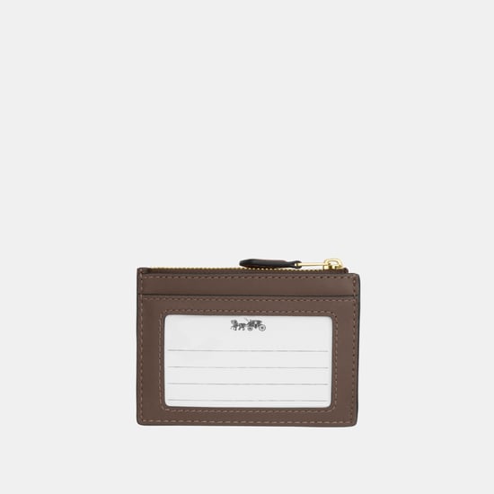 Mini Skinny Id Case In Signature Jacquard With Floral Embroidery - Image 2