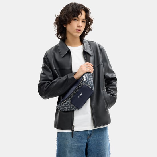 Racer Small Belt Bag In Signature Canvas - Image 4