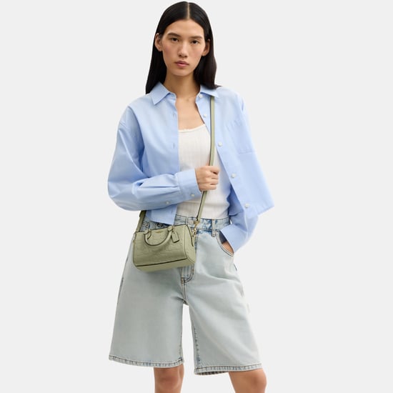 Mini Rowan Crossbody Bag In Signature Leather - Image 5
