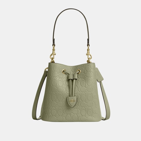 Rowan Bucket Bag In Signature Leather - Image 1
