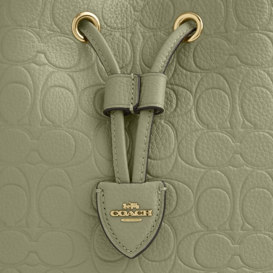 Rowan Bucket Bag In Signature Leather - Image 5