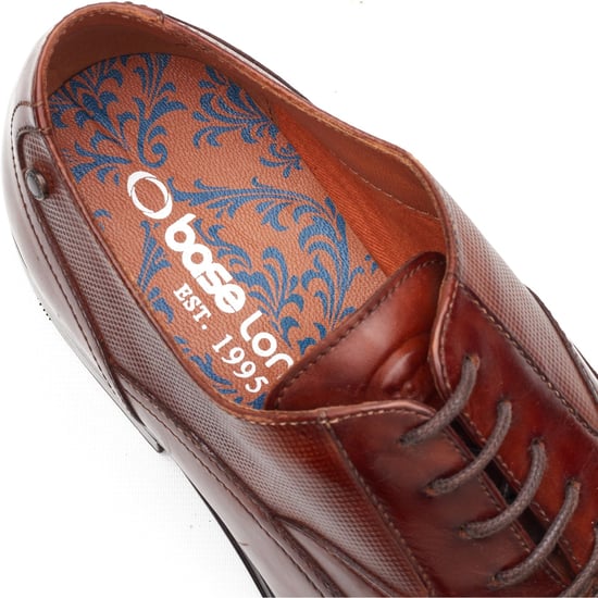 Base London Portico Mens Oxford Shoes Tan - Image 2
