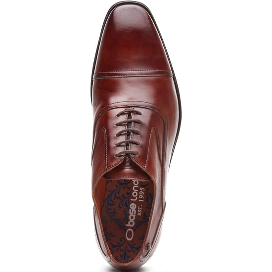 Base London Portico Mens Oxford Shoes Tan - Image 4