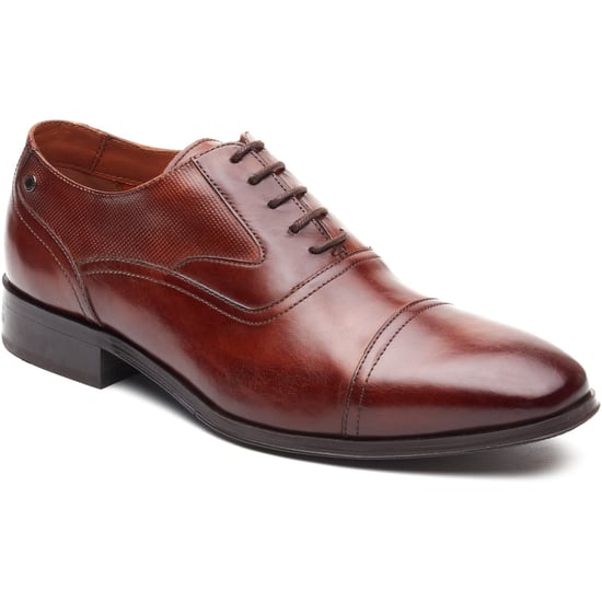 Base London Portico Mens Oxford Shoes Tan - Image 5