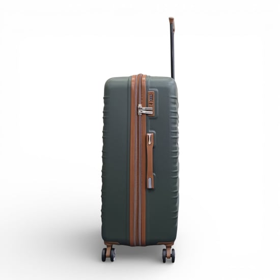 Uitvouwbare groene harde ABS koffer 8 Wielen Reis Grote Bagage - Image 6