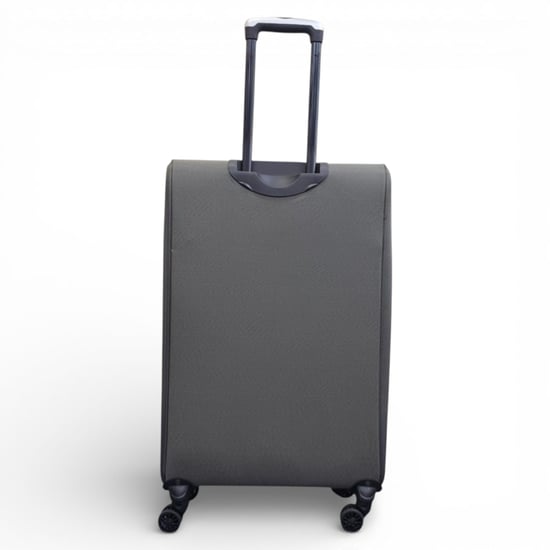 Softshell lichtgewicht grijs nylon 4-wiel reiskoffer vakantieset van 5 koffers - Image 5