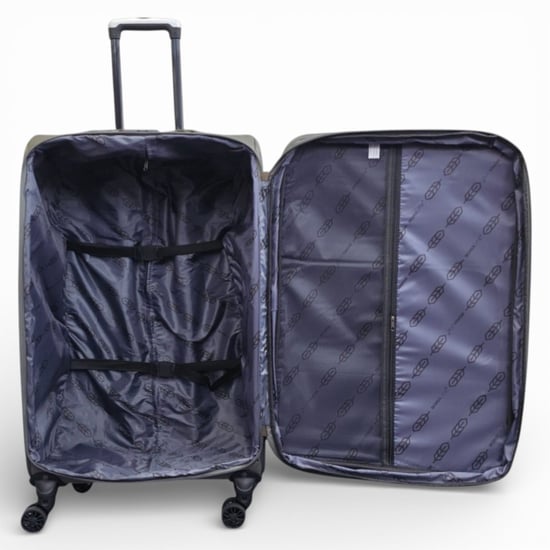 Softshell lichtgewicht grijs nylon 4-wiel reiskoffer vakantieset van 5 koffers - Image 6