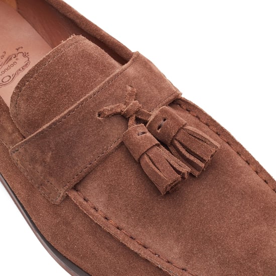 Base London Flint Mens Loafer Shoes Tan - Image 2