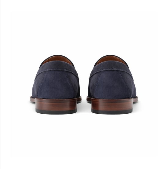 Base London Flint Heren Instappers Navy - Image 3