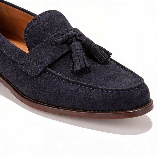 Base London Flint Heren Instappers Navy - Image 4